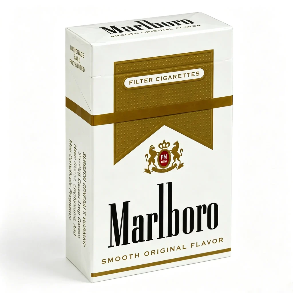 Marlboro Gold King Size box cigarettes carton